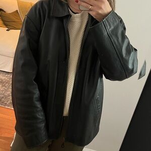 Genuine Vintage Leather Jacket Canadian Made